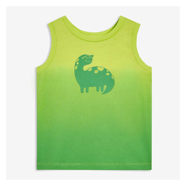 Baby Boys' Graphic Tank - Light Lime Green