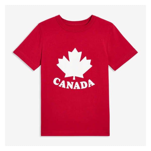 Kid Boys' Canada Tee - Red