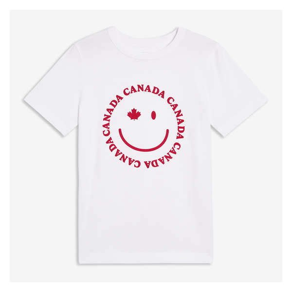 Kid Boys' Canada Tee - White
