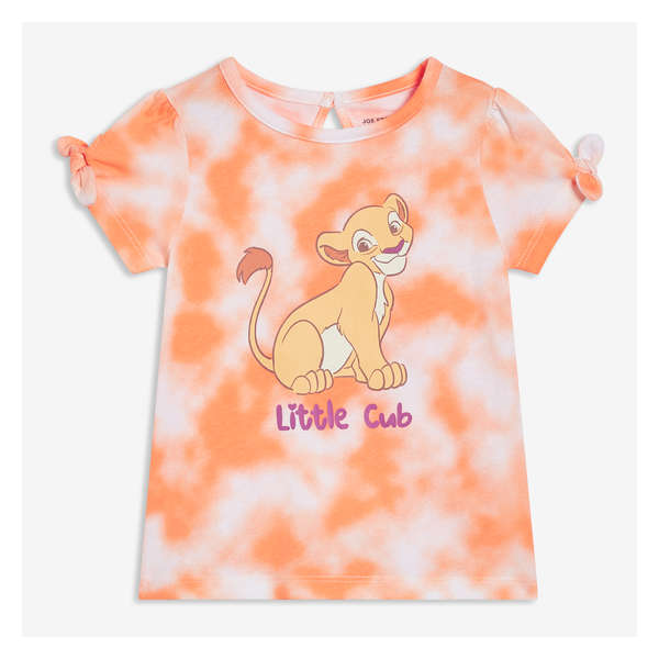 Baby Disney The Lion King Tie-Dye Tee - Peach