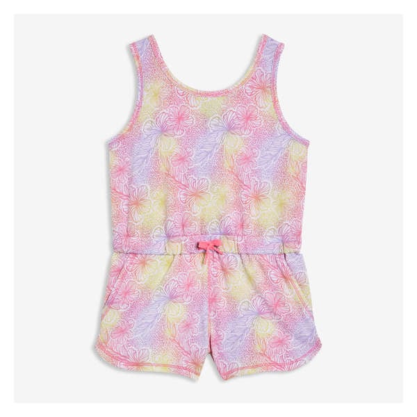 Kid Girls' French Terry Romper - Pink