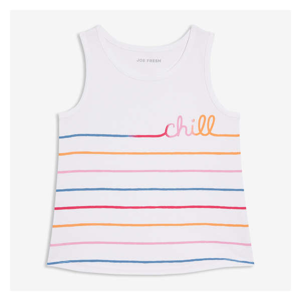 Kid Girls' Tank - White