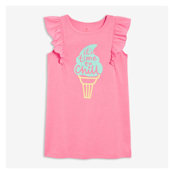 Toddler Girls' Graphic Nightie - Pink