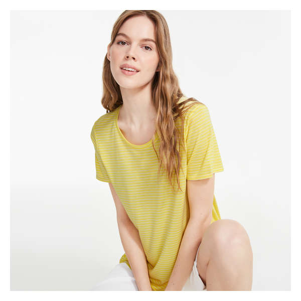 Relaxed-Fit Tee - Yellow