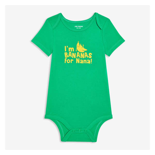 Baby Boys' Graphic Bodysuit - Bright Green