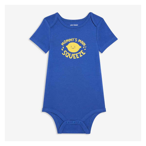 Baby Boys' Graphic Bodysuit - Royal Blue