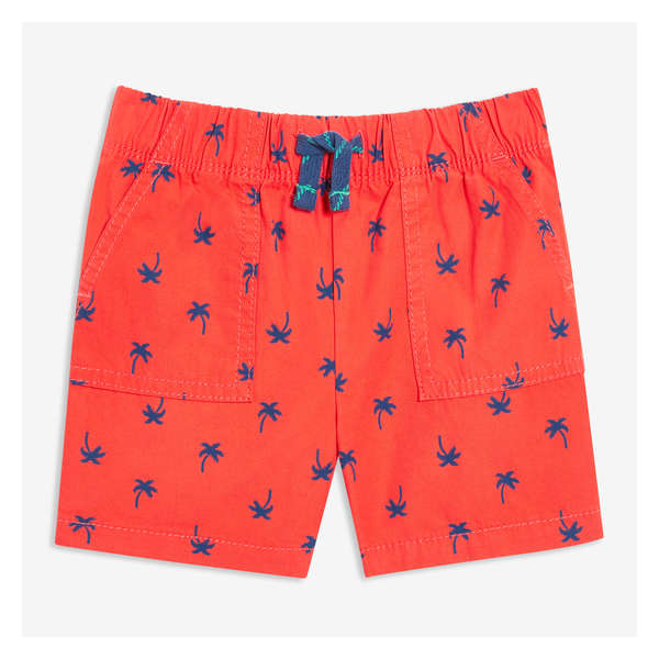 Baby Boys' Canvas Short - Red