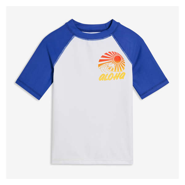 Kid Boys' Rash Guard - Royal Blue