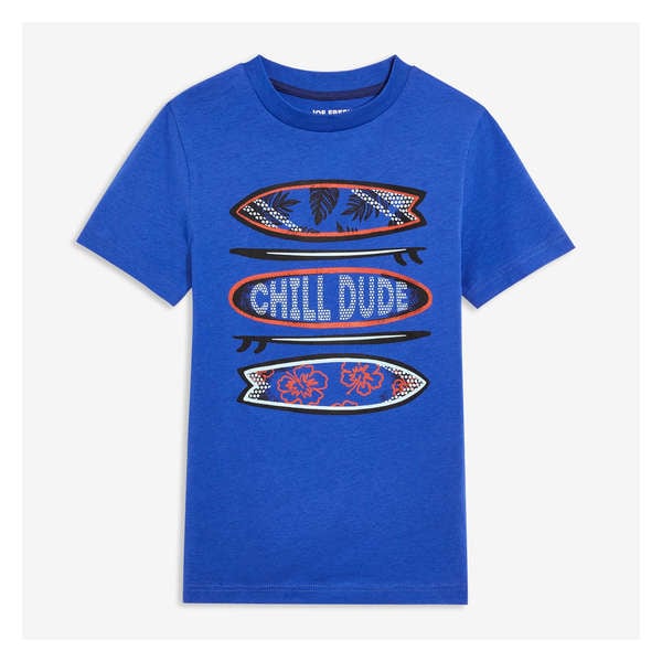 Kid Boys' Graphic Tee - Royal Blue