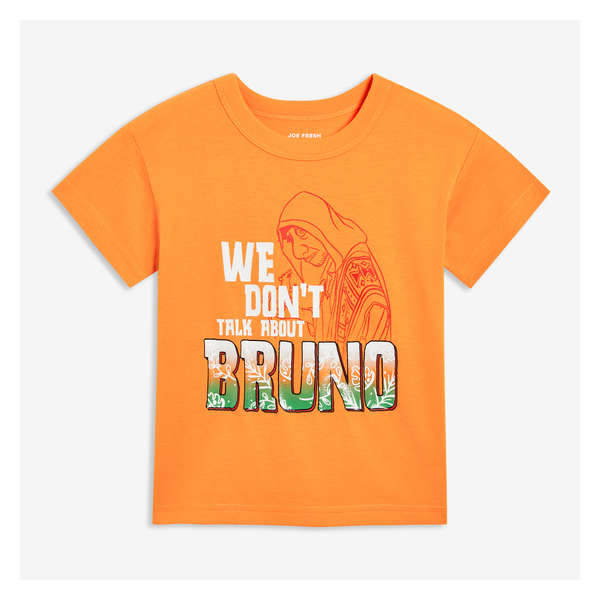 Toddler Disney Encato Bruno Tee - Bright Orange