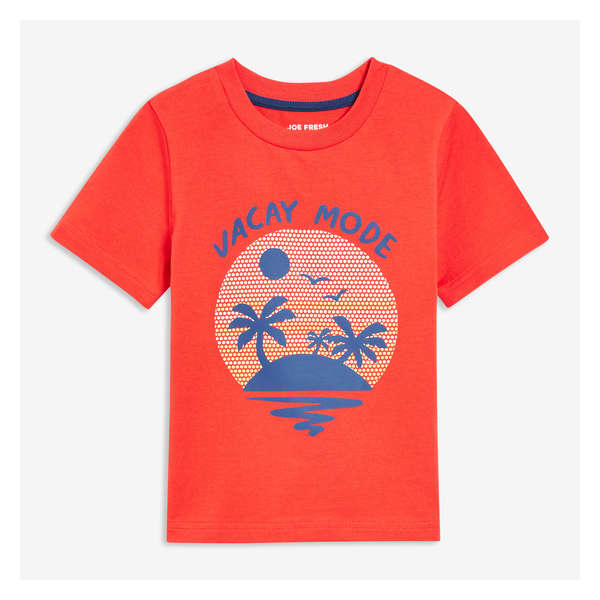 Toddler Boys' Graphic Tee - Red