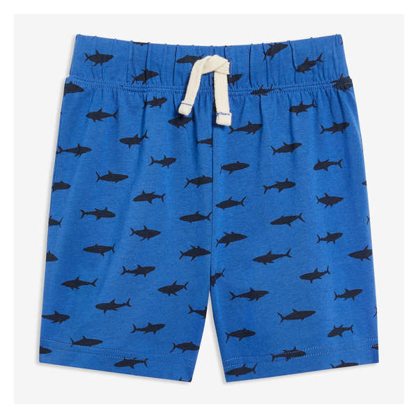 Toddler Boys' Printed Short - Royal Blue