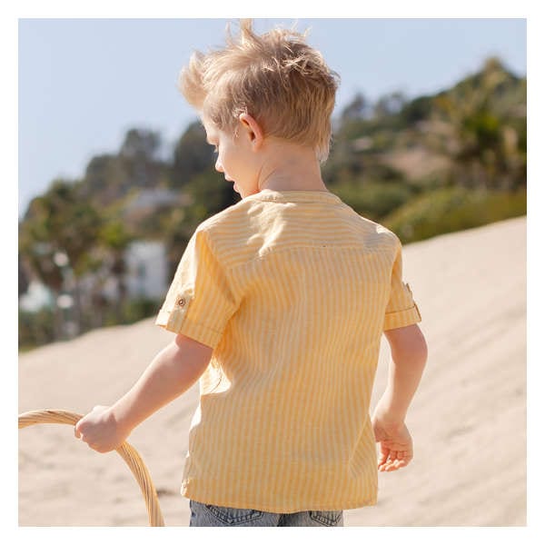 Toddler Sunshine Button-Down - Yellow