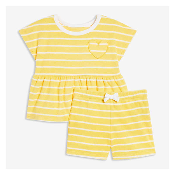 Baby Girls' 2 Piece Set - Light Gold