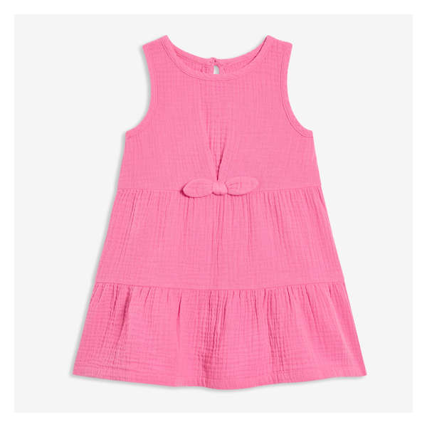 Baby Girls' Tiered Dress - Pink