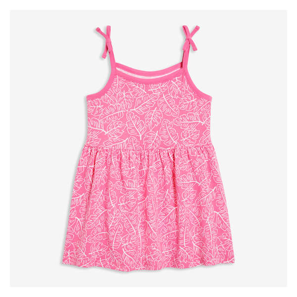 Baby Girls' Printed Dress - Pink