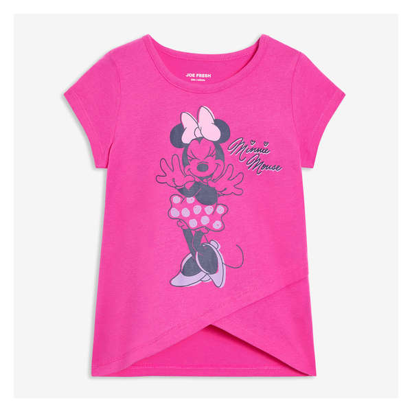 Kid Disney Minnie Mouse Tee - Magenta