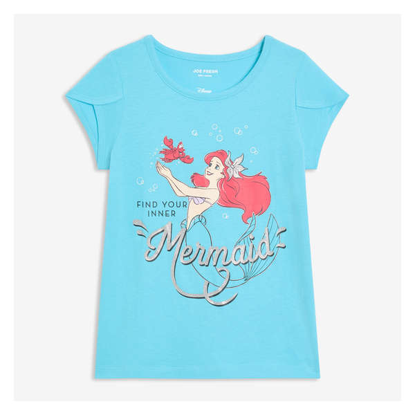 Kid Disney The Little Mermaid Tee - Aqua