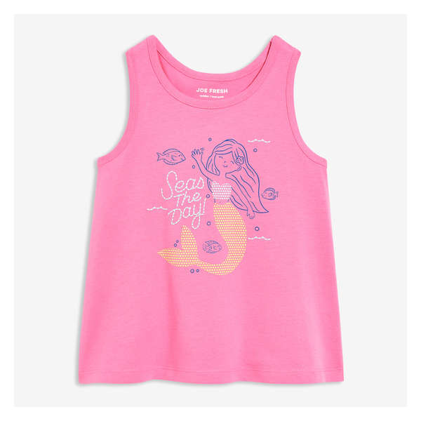 Toddler Girls' Relaxed-Fit Tank - Pink