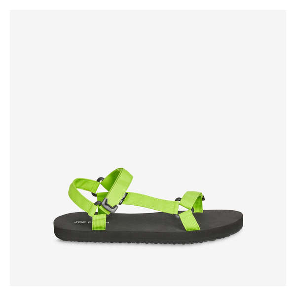 Men's Tape Sandals - Lime Green