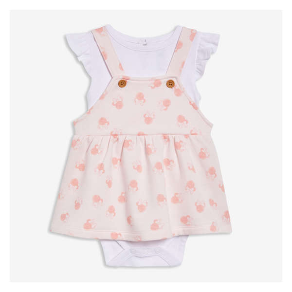 Newborn Disney Minnie Mouse 2 Piece Set - Light Pink