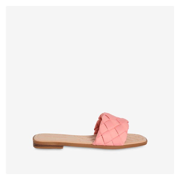 Woven Slides - Pink