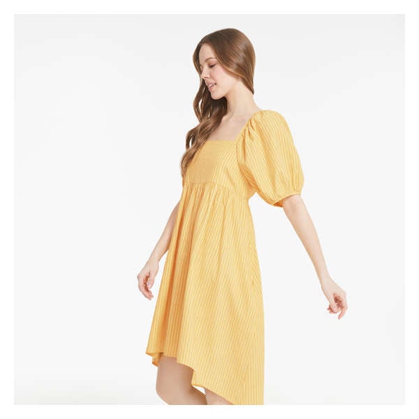 Sunshine Back-Tie Dress - Pale Yellow