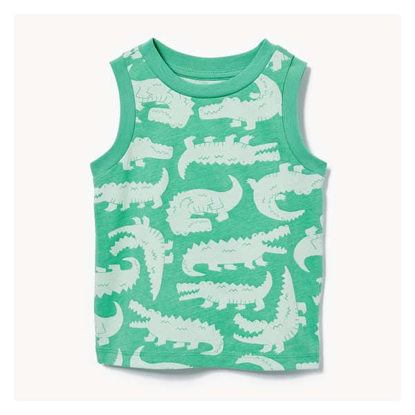Baby Boys' Printed Tank - Light Green
