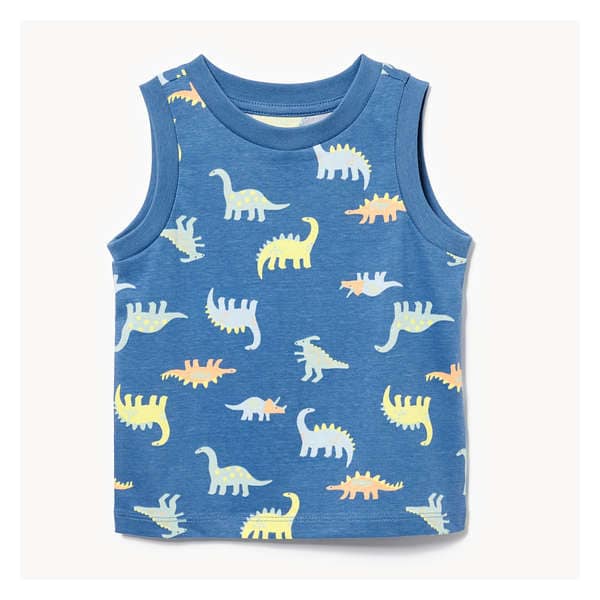 Baby Boys' Printed Tank - Royal Blue