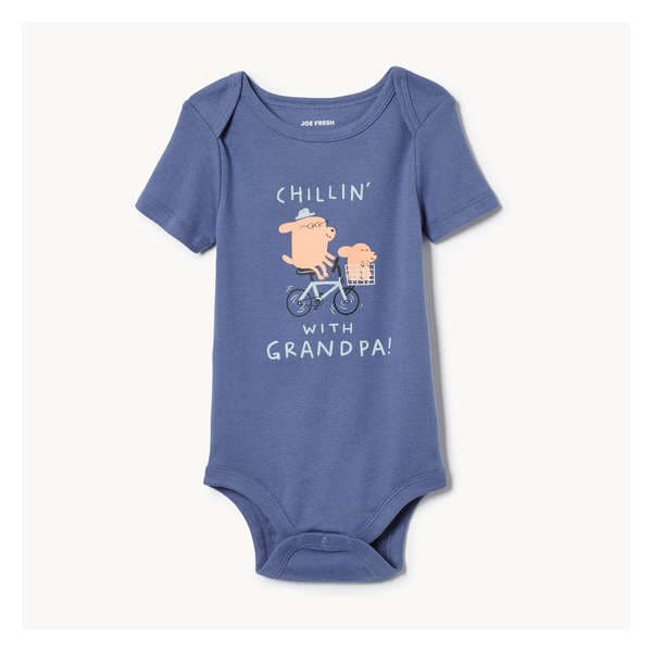 Baby Boys' Graphic Bodysuit - Indigo
