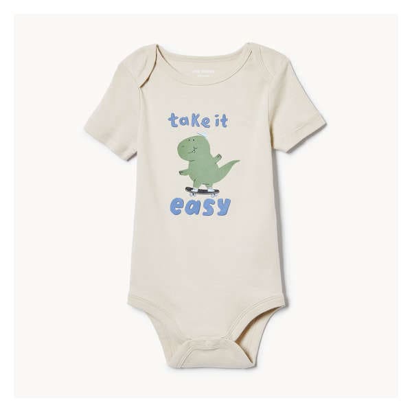 Baby Boys' Graphic Bodysuit - Taupe