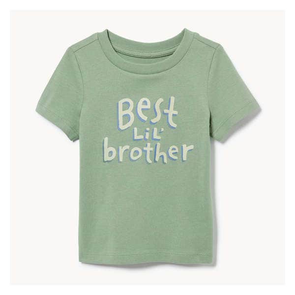 Baby Boys' Graphic T-Shirt - Light Olive