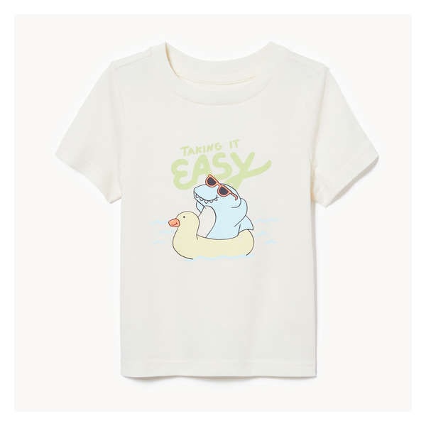 Baby Boys' Graphic T-Shirt - Off White