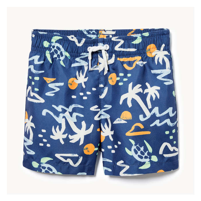 Baby Boys' Printed Swim Trunk