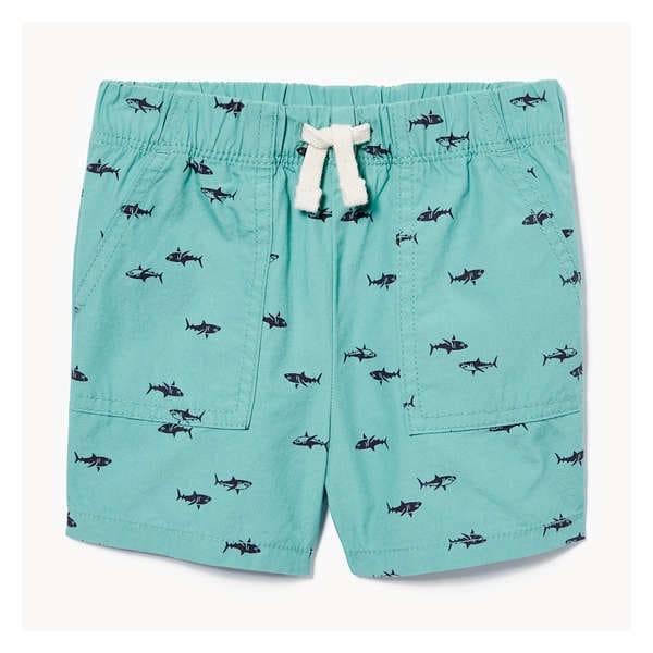 Baby Boys' Woven Short - Turquoise