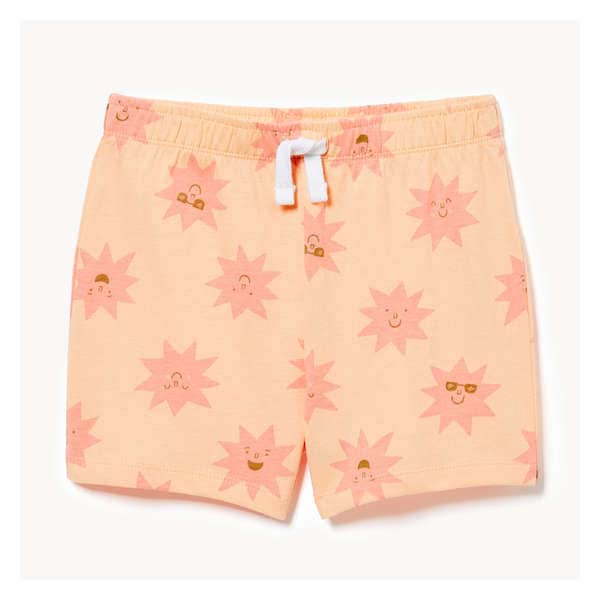 Baby Boys' Printed Short - Light Peach