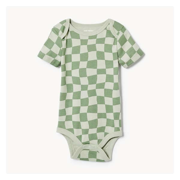 Baby Boys' Printed Bodysuit - Light Khaki Green