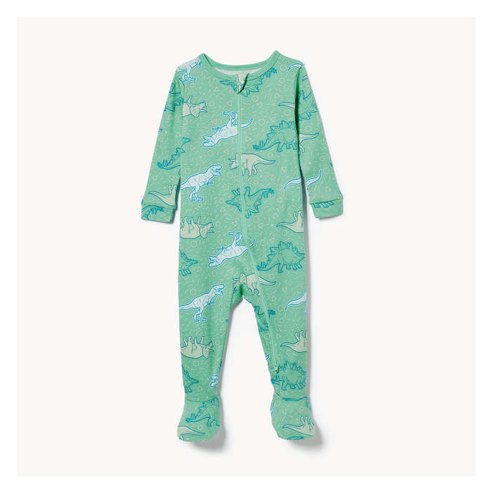 Baby Boys' Footed Double-Zip Sleeper