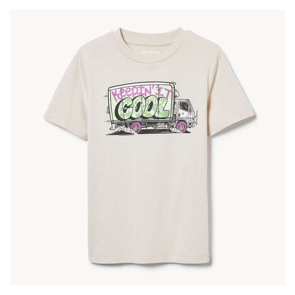 Kid Boys' Graphic T-Shirt - Taupe