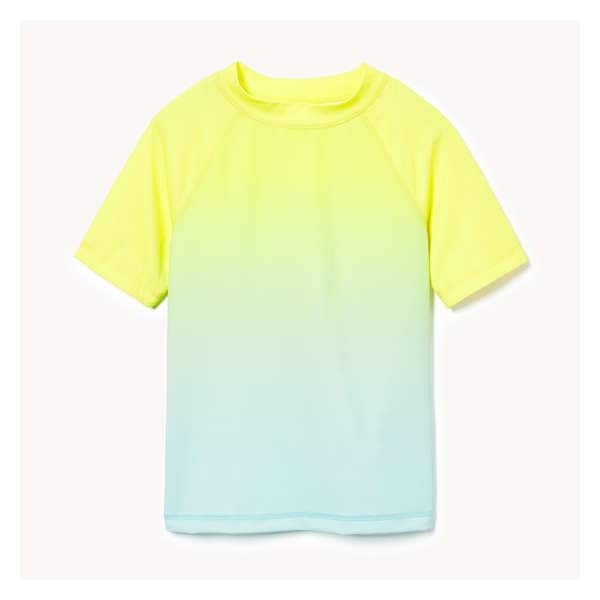 Maillot solaire ombré pour garçons - Jaune Vif