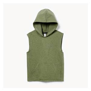 Kid Boys' Active Sleeveless Hoodie - Olive