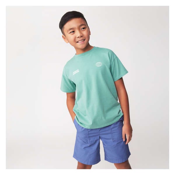 Kid Boys' Graphic T-Shirt - Turquoise