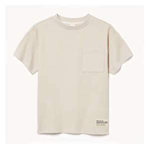 Kid Boys' Drop Shoulder T-Shirt - Taupe