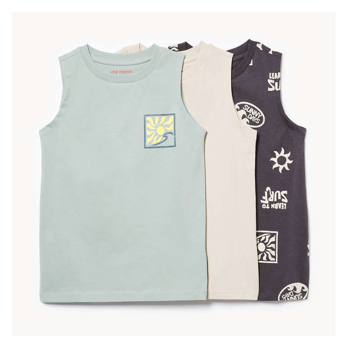 Kid Boys' 3-Pack Tanks