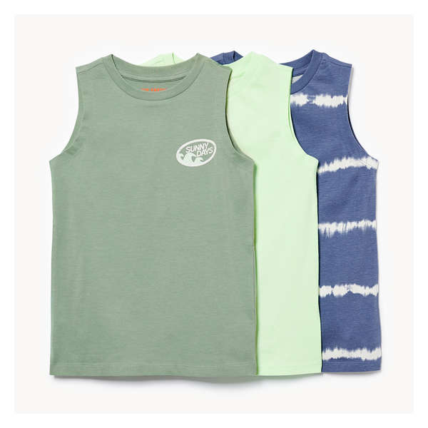 Kid Boys' 3-Pack Tanks - Indigo