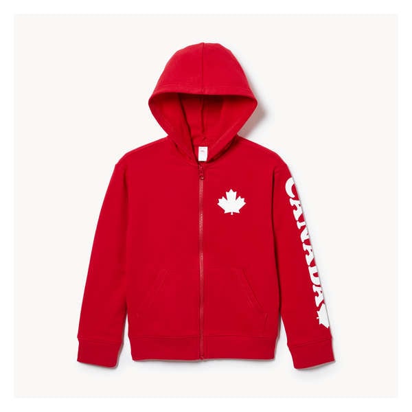 Kid Boys' Canada Hoodie - Red