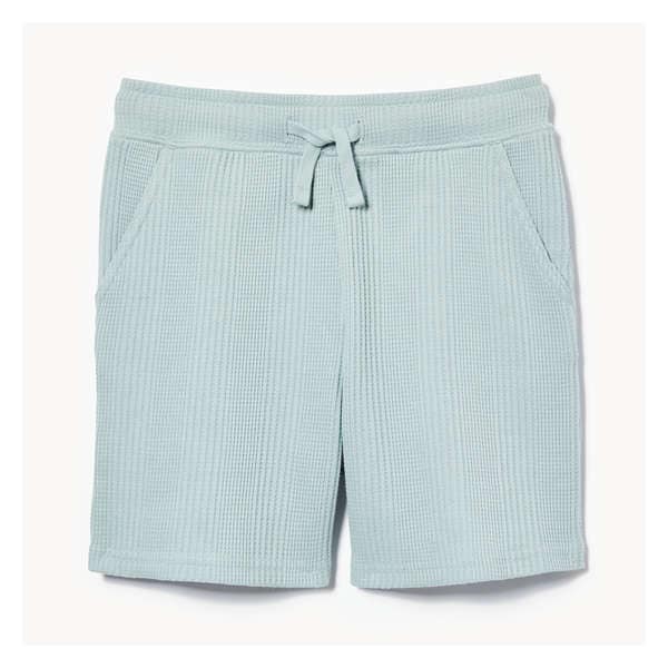 Kid Boys' Waffle Knit Short - Dusty Teal