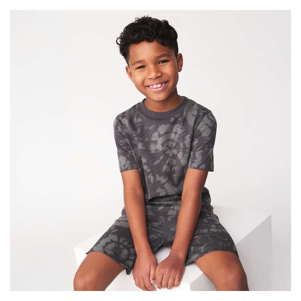 T-shirt imprimé pour enfants - Anthracite