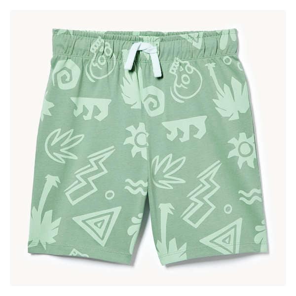 Kid Boys' Printed Short - Dusty Green