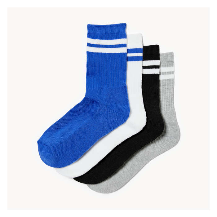 Kid Boys' 4-Pack Mid-Crew Socks